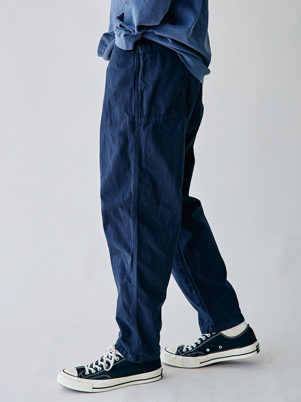 rehacer レアセル Side Pocket Tapered Washed Pants - INK BLACK -