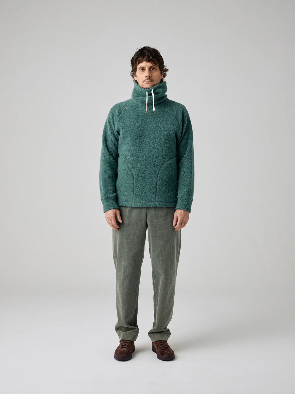 Tool Craft ツールクラフト W.FLEECE PULLOVER - GREEN -