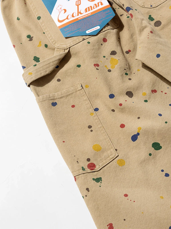 Cookman クックマン シェフパンツ Carpenter's Pants 11oz Washed duck canvas - SAUCE SPLASH -