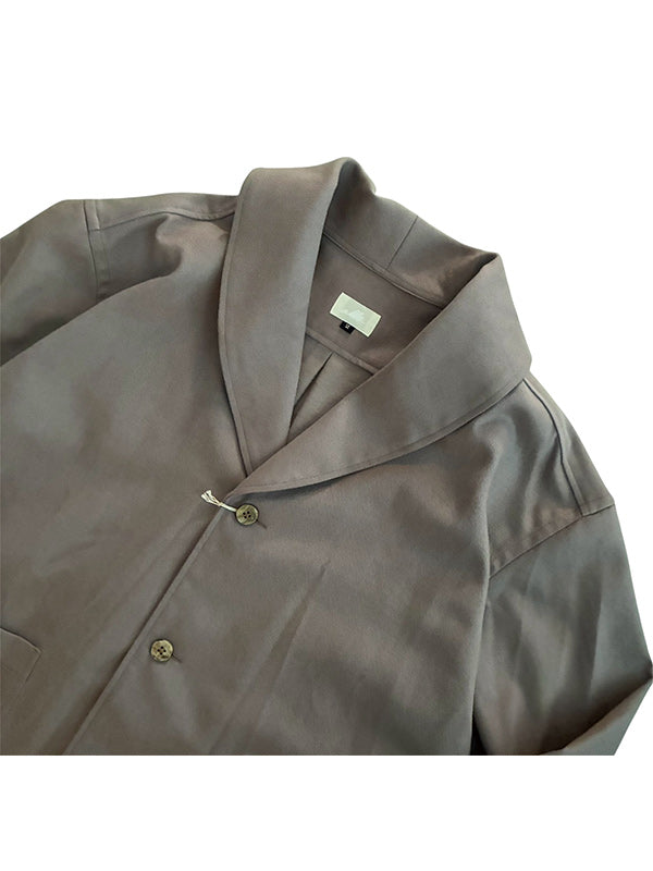 ALLS オールズ SHAWL COLLOR BETWEEN JACKET - PURPLE -