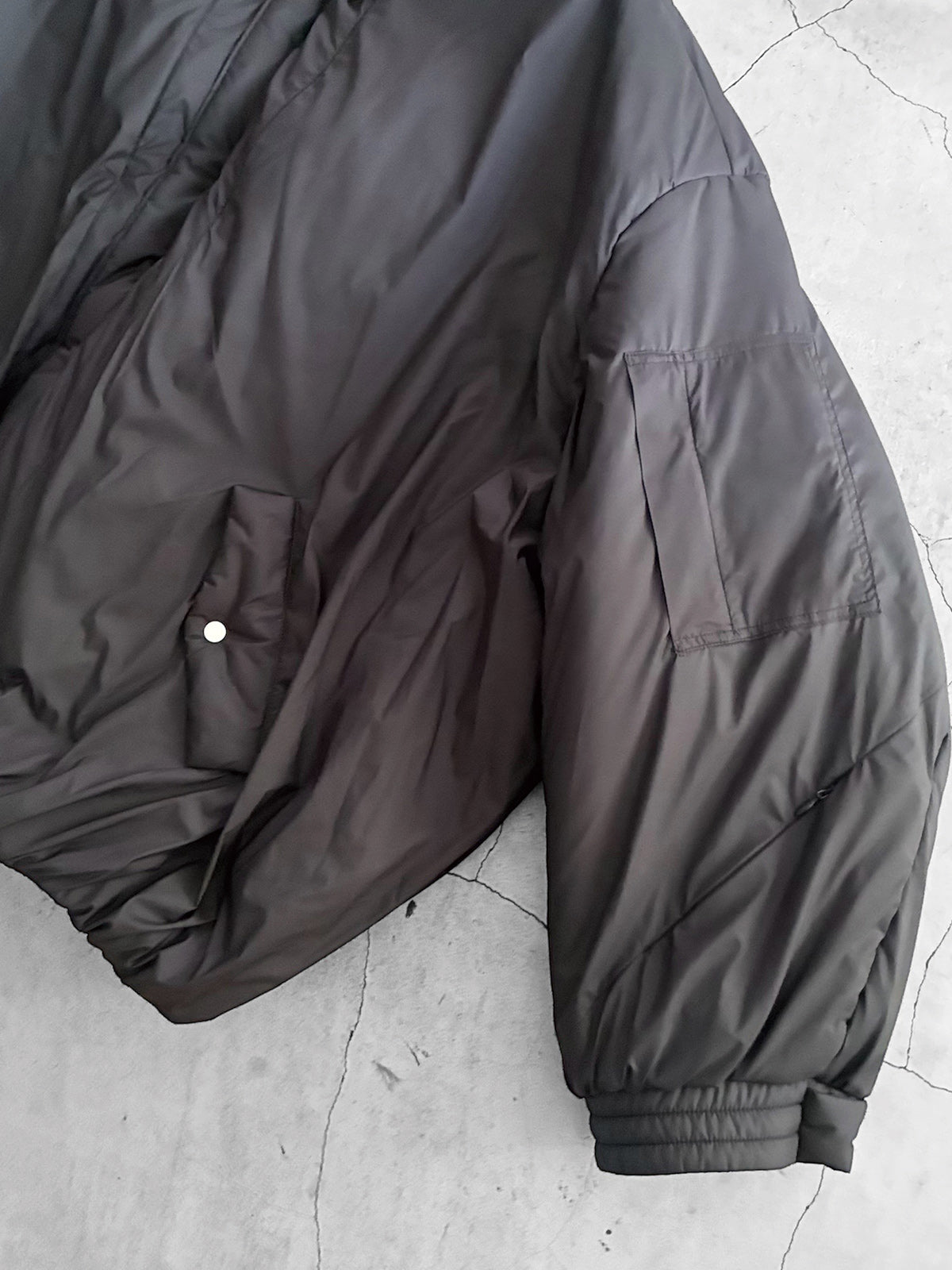 THE JEAN PIERRE ジャン・ピエール Signature Drop Puffer Blouson - BLACK -