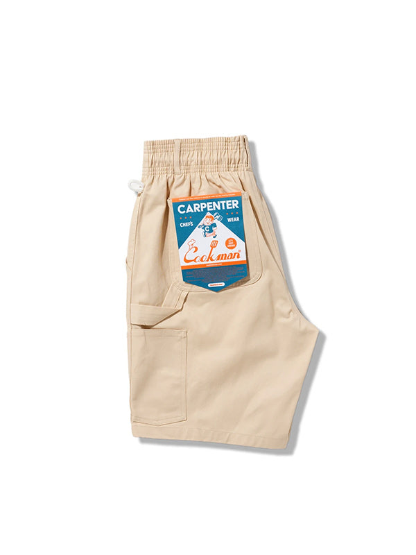 Cookman クックマン シェフパンツ Carpenter's Pants Short Heavy twill- Cream -