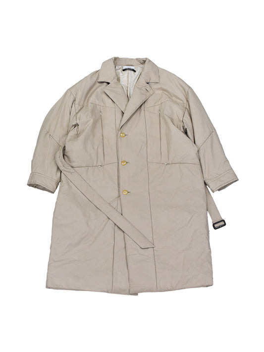 THE JEAN PIERRE ジャン・ピエール Puffer Long Coat - TAN -