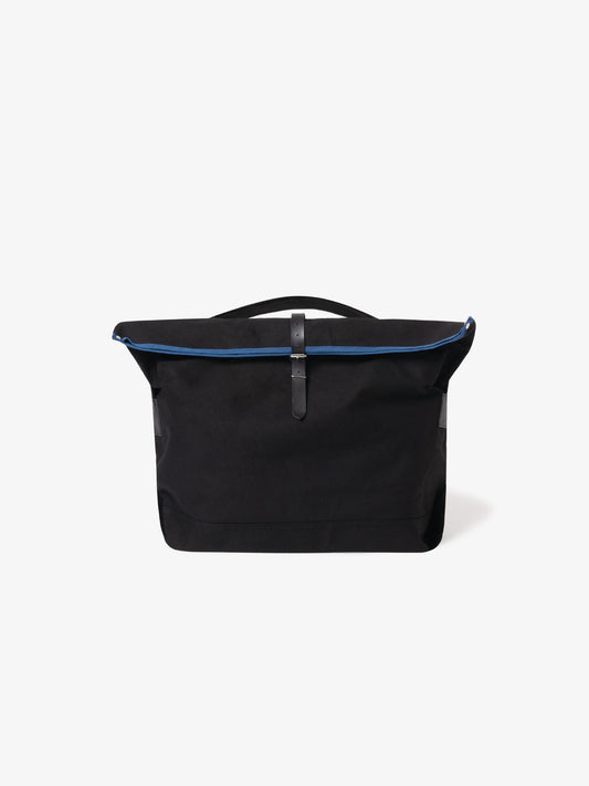 Little Yarmouth リトルヤーマウス Canvas Messenger Bag - BLACK -