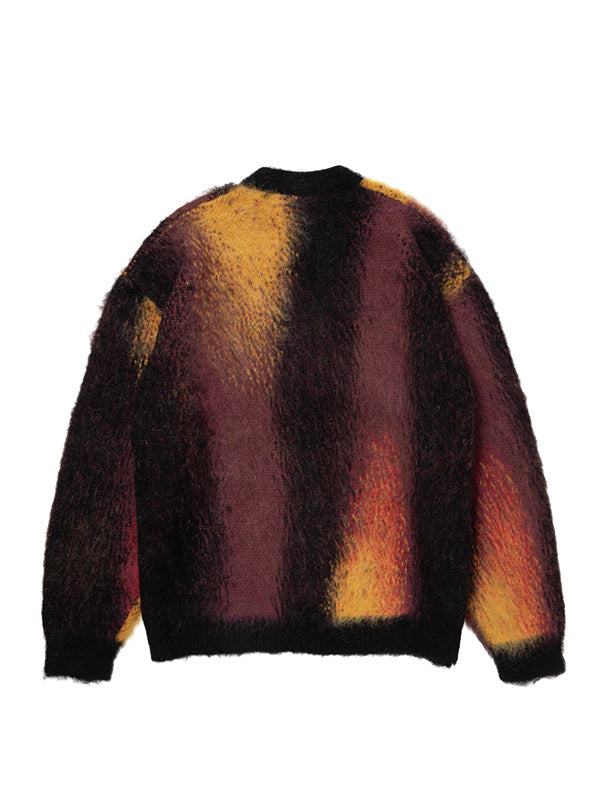 ROTTWEILER ロットワイラー R9 PAINTED CARDIGAN - BLACK -