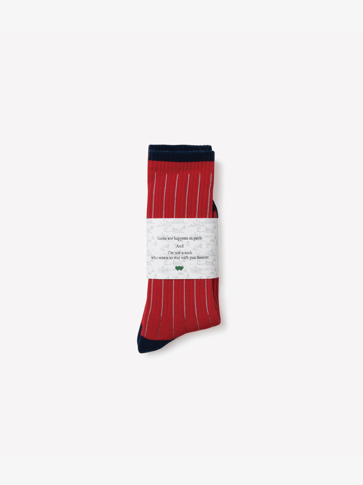Little Yarmouth リトルヤーマス Stripe Sox - RED / BLUE / BEIGE -