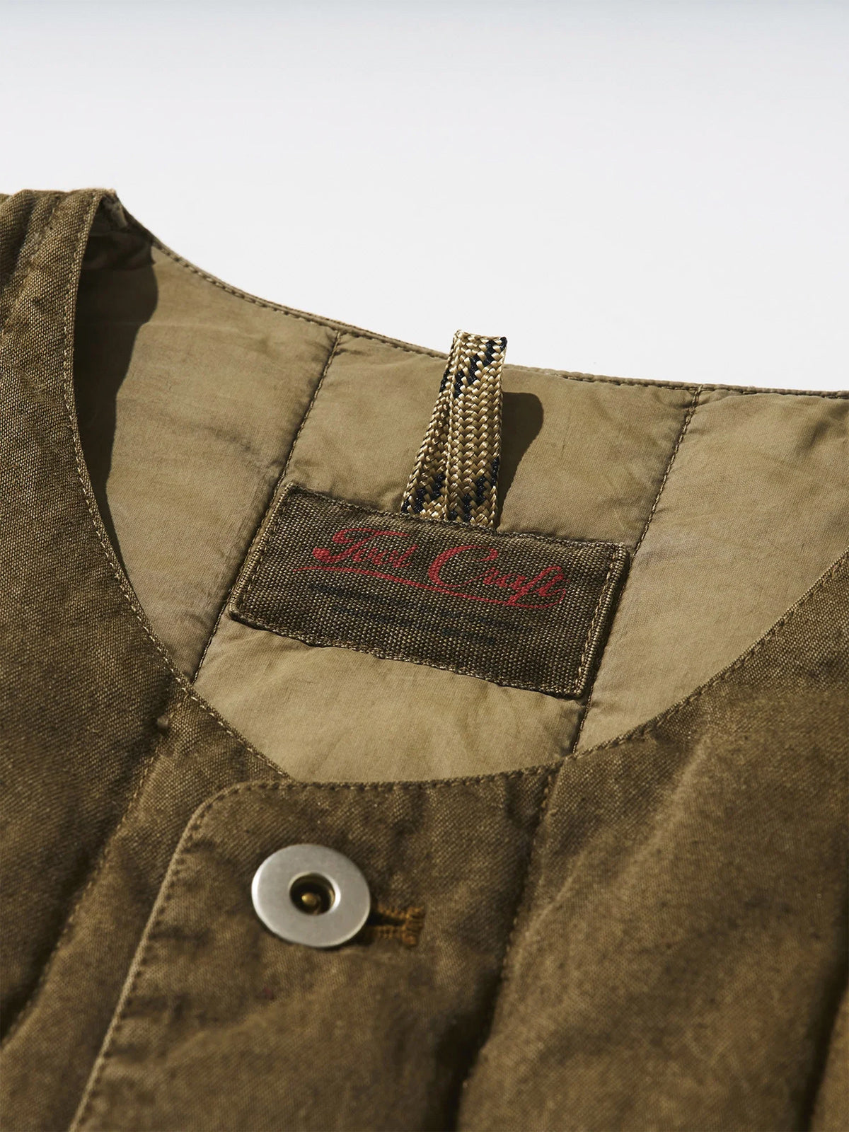 Tool Craft ツールクラフト DOWN MIDDLER GILET ガーメントダイダウンミドラージレ - BROWN -