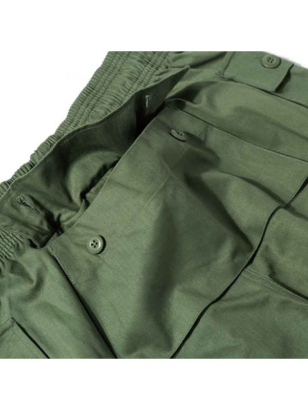 Cookman クックマン シェフパンツ Monkey Pants Herringbone - Olive -