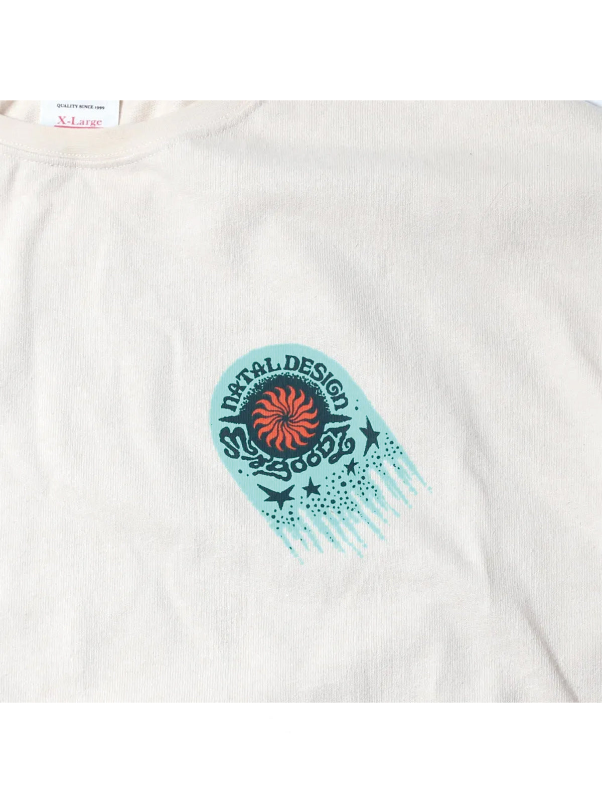 NATAL DESIGN x MAGOODZ ネイタル デザイン MAGOODZ "Random Earthing Club" ND ver. TEE - NATURAL -