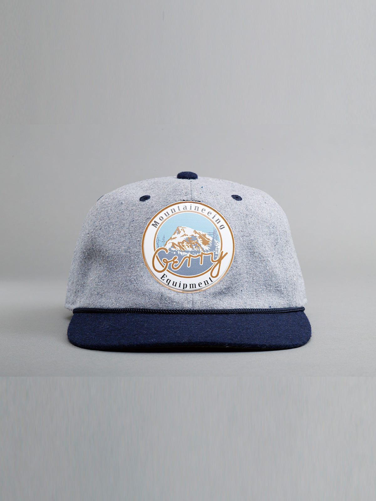 GERRY ジェリー Chambray FLAT CAP - GRAY x NAVY -