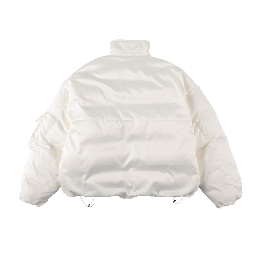 THE JEAN PIERRE ジャン・ピエール Puffer Jacket - WHITE -