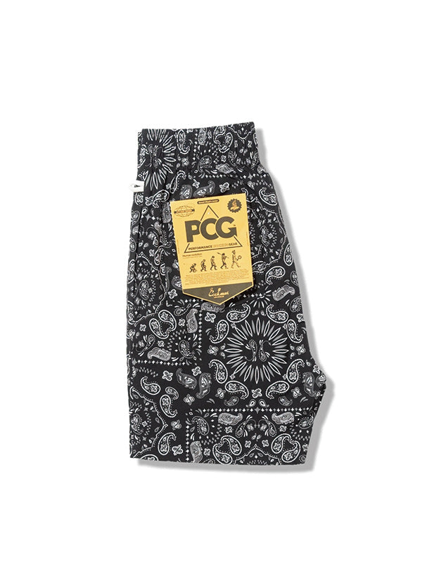 Cookman クックマン シェフパンツ Chef Pants Short Light Paisley - BLACK -