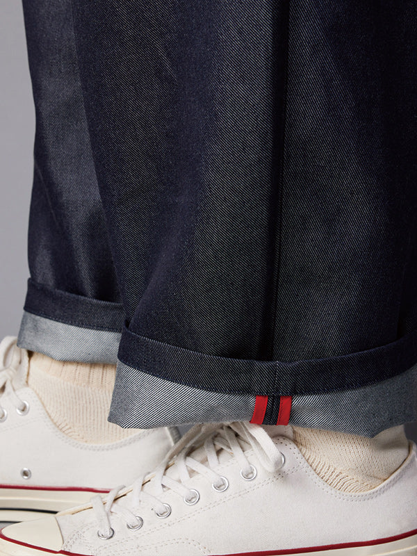 rehacer レアセル Doubie Tuck Easy Denim Pants - INDIGO -