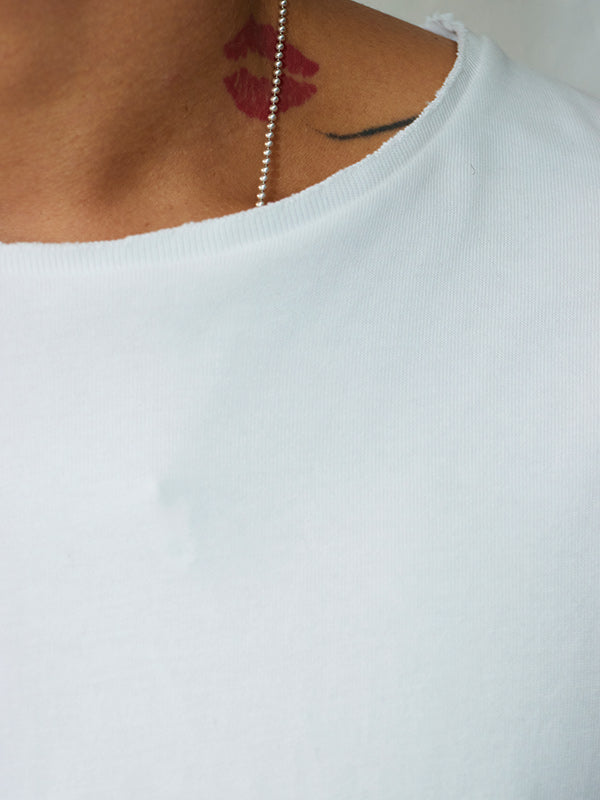 AS STANDARD X SCREEN STARS アズスタンダード x スクリーンスターズ  Cut Off  TEE - WHITE -