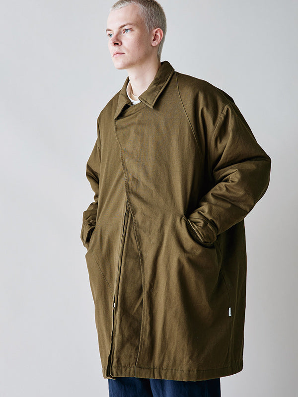 rehacer レアセル Slant Twill Mods Coat - KHAKI -