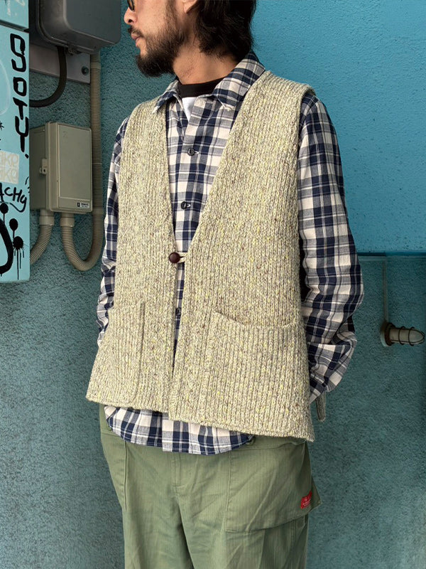 Nasngwan ナスングワム Nasngwam GRAIN VEST- BEIGE-