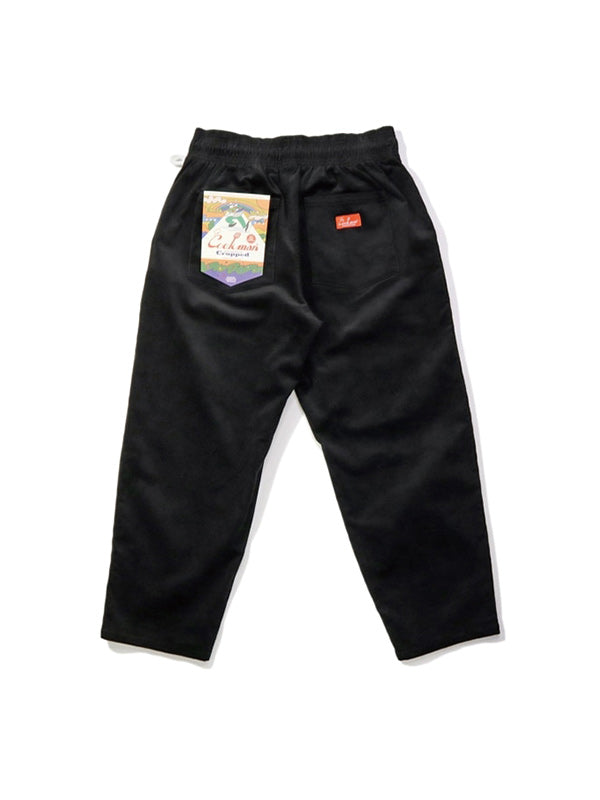 Cookman クックマン ハーベストパンツ Harvest Pants Cropped High Wale Corduroy - BLACK -