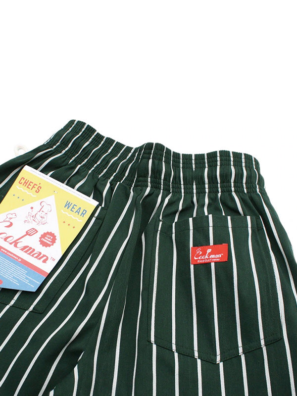Cookman クックマン シェフパンツ Chef Pants Stripe - DARK GREEN -