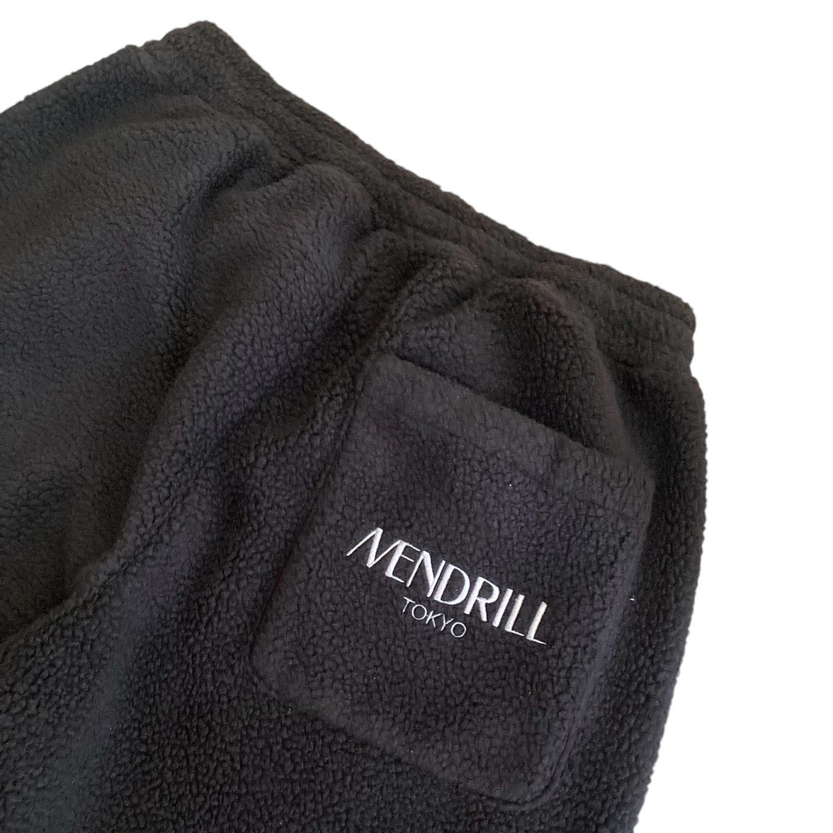 Mendrill メンドリル  MNDL FLEECE PANTS - BLACK -