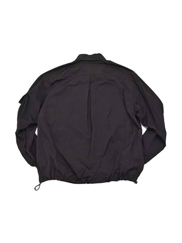 THE JEAN PIERRE ジャン・ピエール Beta Shirt NYLON - DARK BROWN -