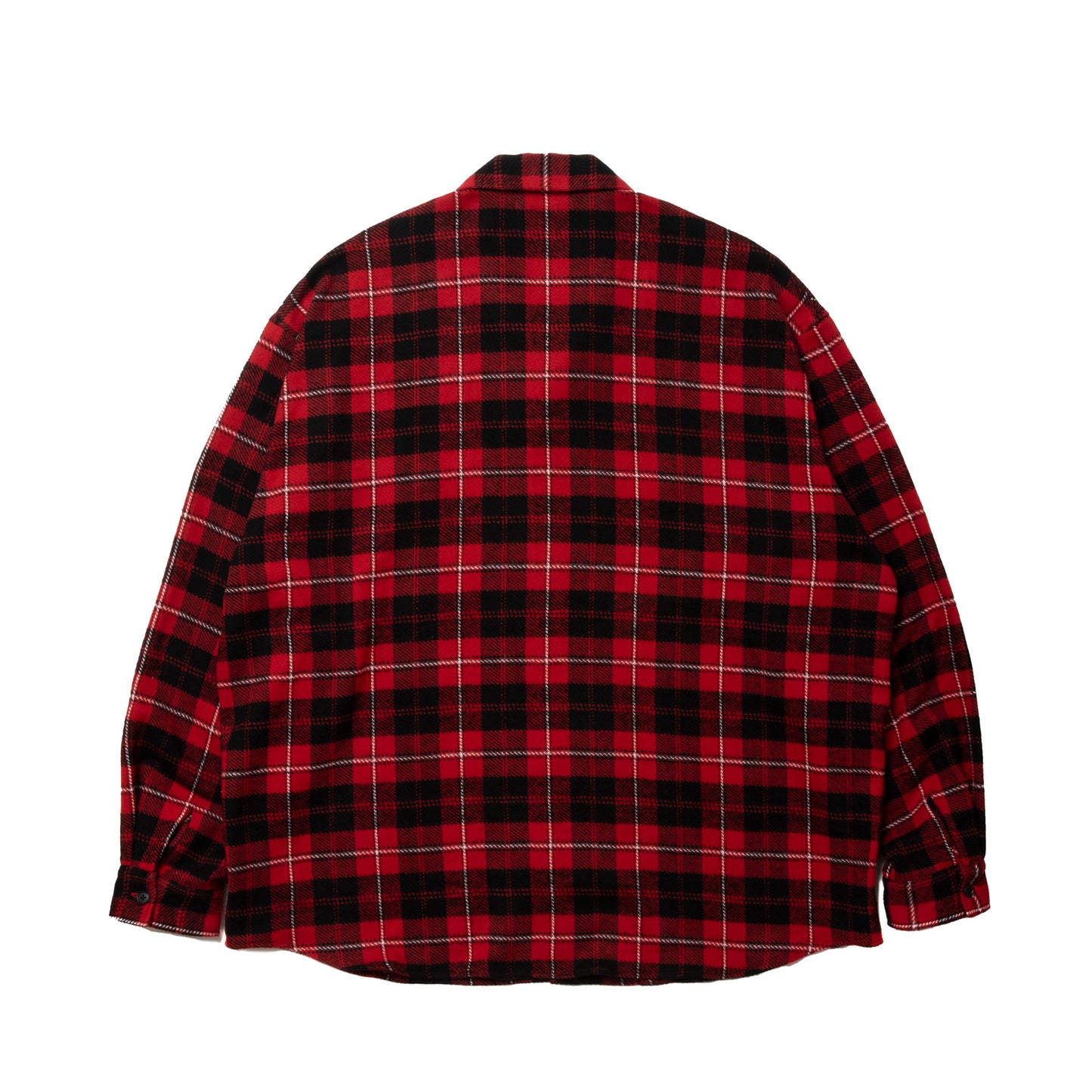 【BLACK FRIDAY SALE】ROTTWEILER ロットワイラー R9 CHECK OPENCOLLAR SHIRT - RED -