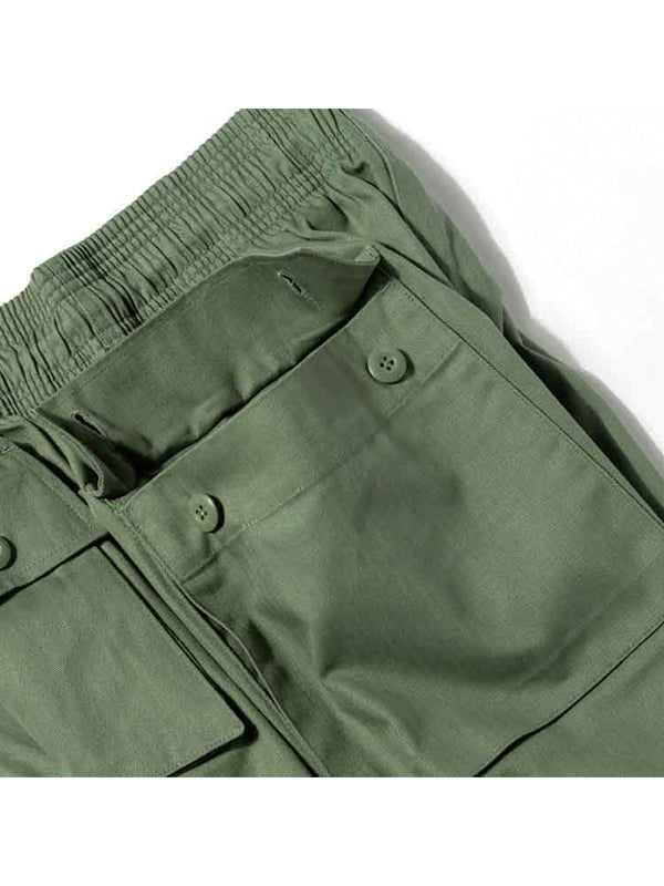 Cookman クックマン シェフパンツ Monkey Pants Herringbone - Olive -