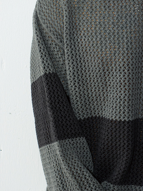 [MORE SUMMER SALE] AS STANDARD MESH CREW KNIT