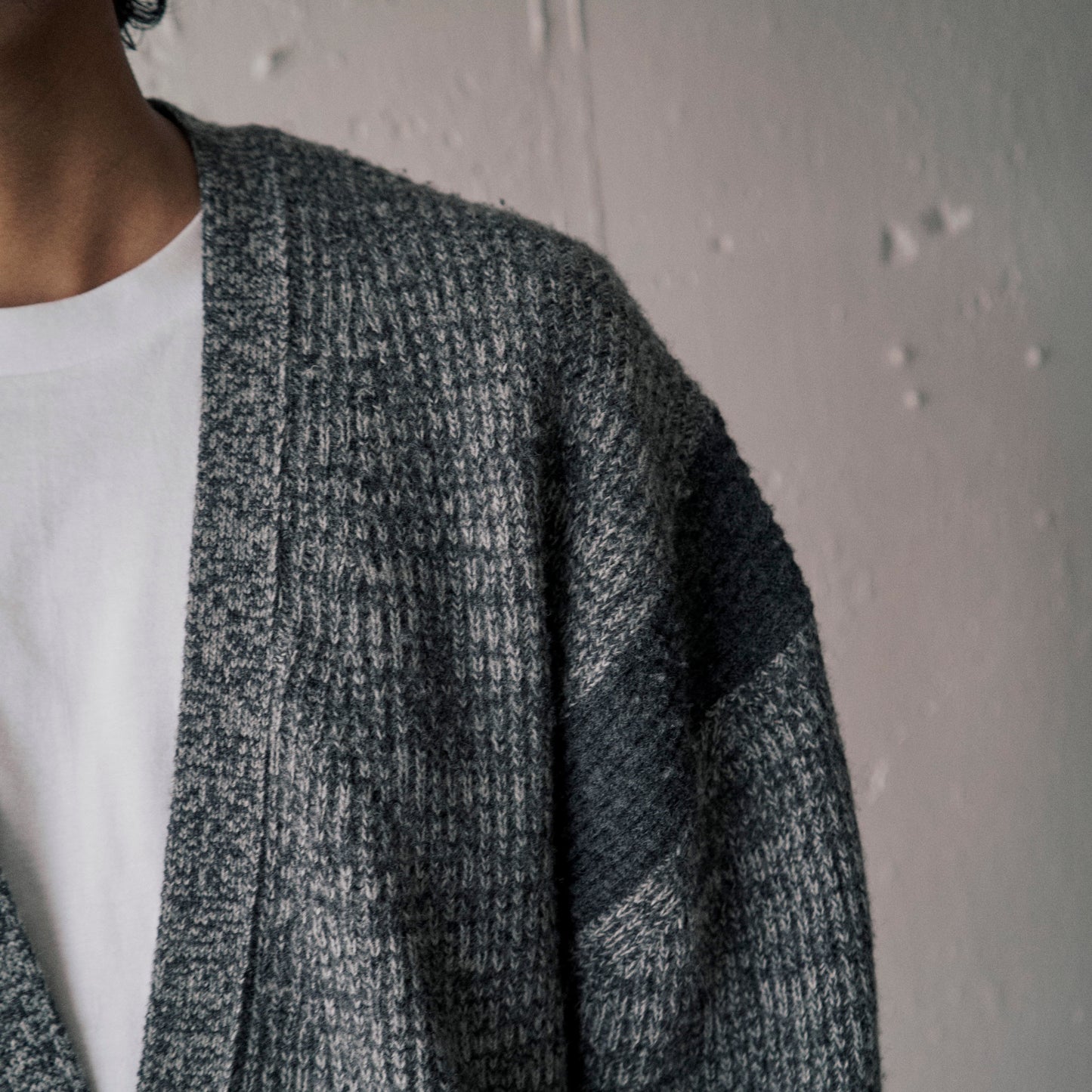 [RENEWAL MORE SALE] AS STANDARD x MAKE YARN LINE Knit Cardigan