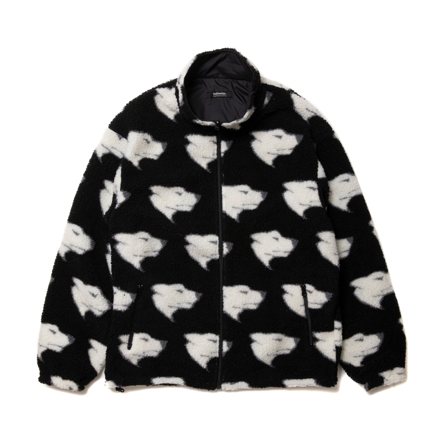 【BLACK FRIDAY SALE】ROTTWEILER ロットワイラー R9 DOG REVERSIBLE JACKET - BLACK -