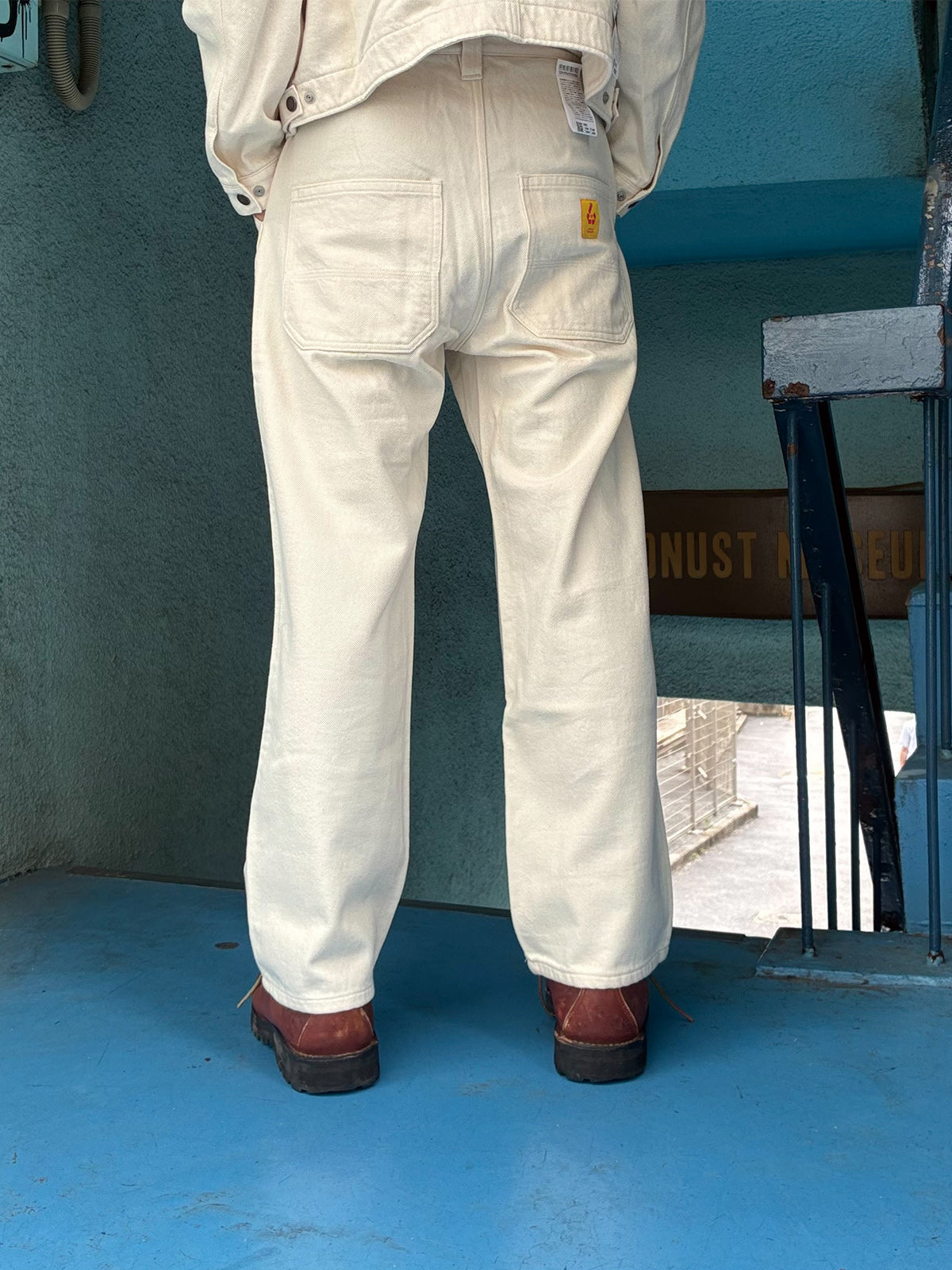 AS STANDARD x KOJIMA SHINSENGUMI 児島新鮮組 PARALLAX 5P JEANS - OFF WHITE -