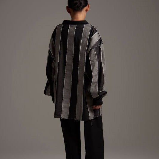 SCARPETTA スカルペッタ DENIM GAME SHIRTS - BLACK -