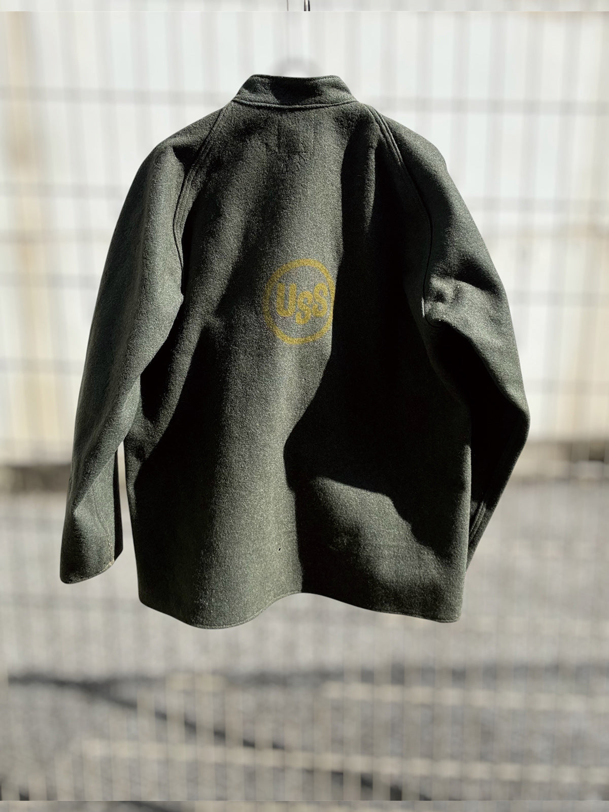 USED COLLECTION ユーズドコレクション kim safe ,inc  wool shirt jk - GRAY -