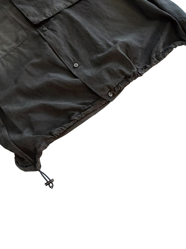 THE JEAN PIERRE ジャン・ピエール Fade Silk Beta SS Shirt - FADE BLACK -