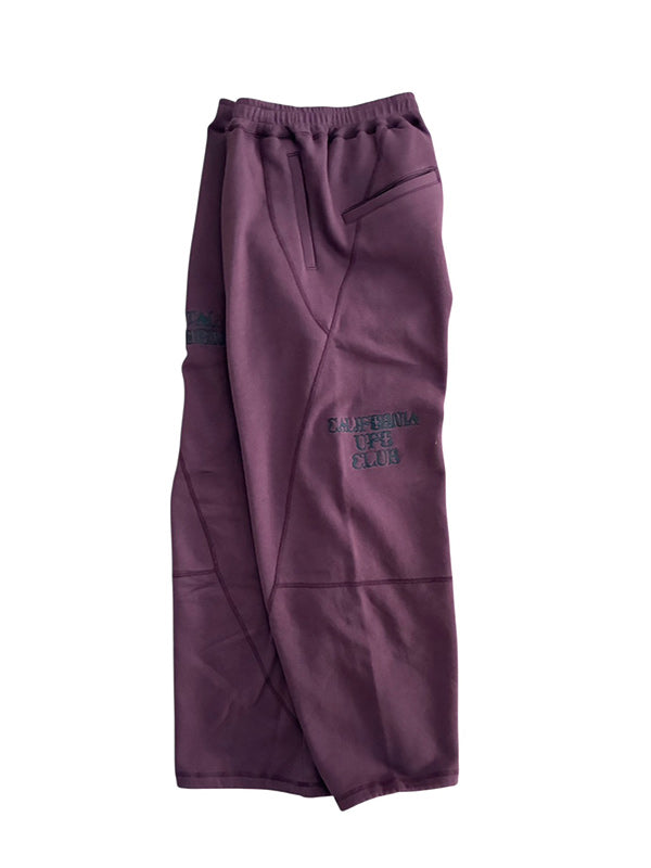 NATAL DESIGN ネイタルデザイン CURVY SWEATPANTS 3D  -M PURPLE-