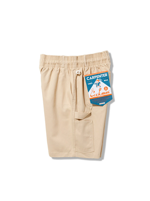 Cookman クックマン シェフパンツ Carpenter's Pants Short Heavy twill- Cream -