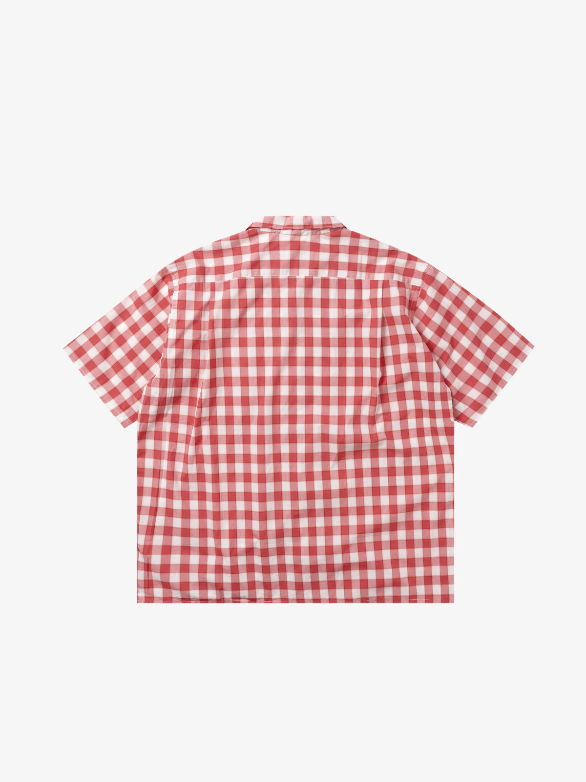 Little Yarmouth リトルヤーマウス Lover’s Check Open Collar Shirt - RED -