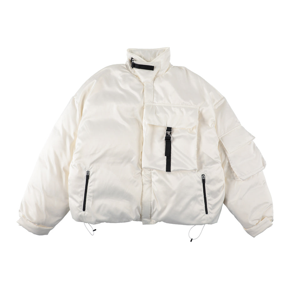 THE JEAN PIERRE ジャン・ピエール Puffer Jacket - WHITE -