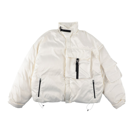 THE JEAN PIERRE ジャン・ピエール Puffer Jacket - WHITE -