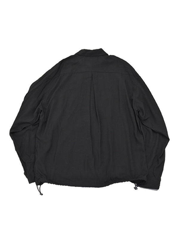 THE JEAN PIERRE ジャン・ピエール Beta Shirt RAYON  - FADE BLACK -