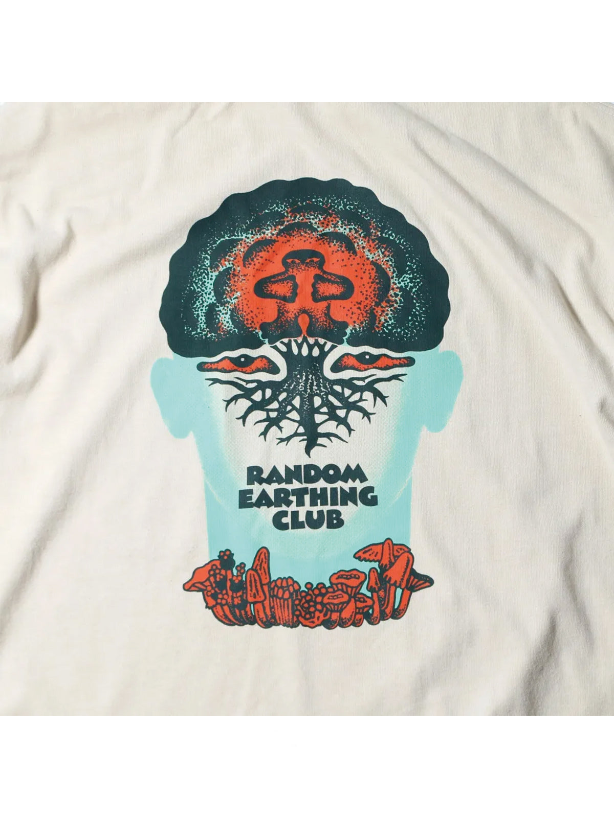 NATAL DESIGN x MAGOODZ ネイタル デザイン MAGOODZ "Random Earthing Club" ND ver. TEE - NATURAL -