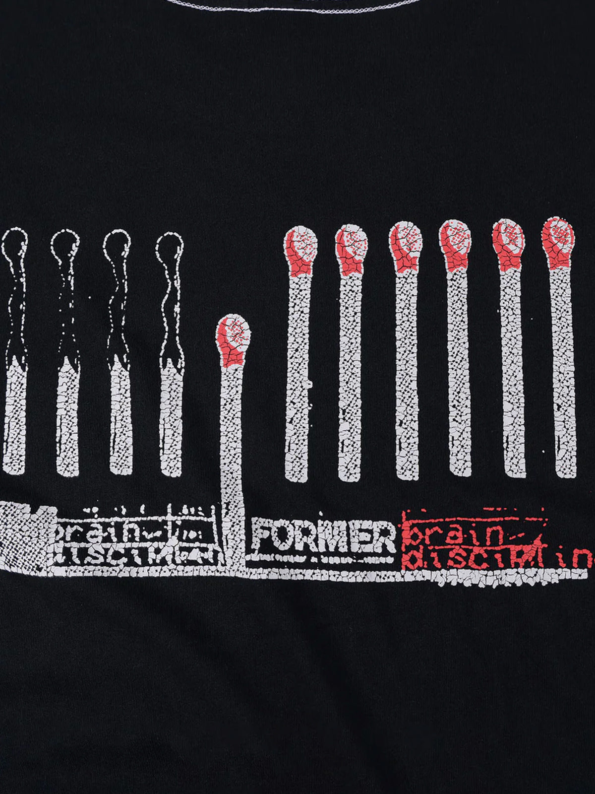 FORMER フォーマー DISCIPLINE OVERSIZED T-SHIRT - BLACK -