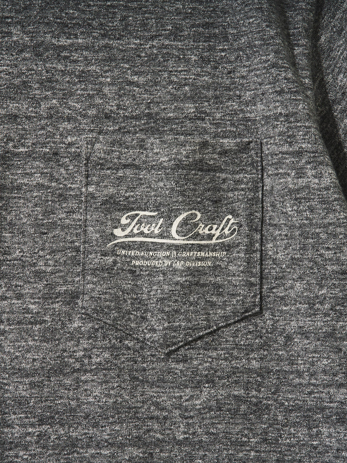 tool craft ツールクラフト LOGO T-SHIRTS - CHARCOAL -