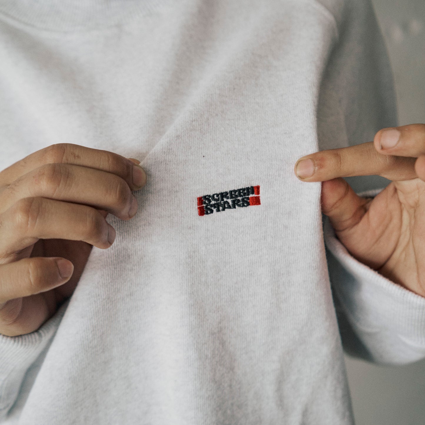 AS STANDARD アズスタンダード asstandard x screenstars mock neck sweat - WHITE -