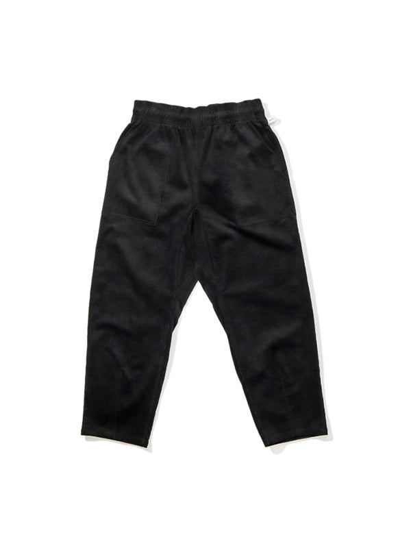 Cookman クックマン ハーベストパンツ Harvest Pants Cropped High Wale Corduroy - BLACK -