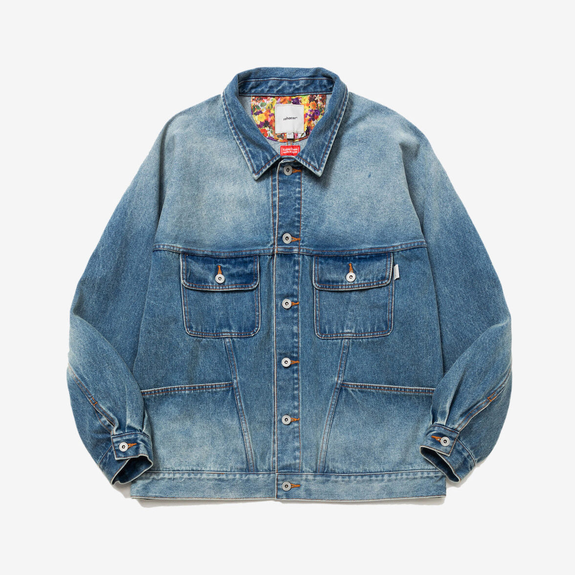 rehacer レアセル Retro Work Denim Jacket