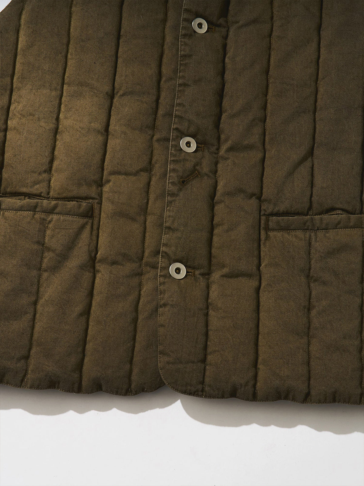 Tool Craft ツールクラフト DOWN MIDDLER GILET ガーメントダイダウンミドラージレ - BROWN -