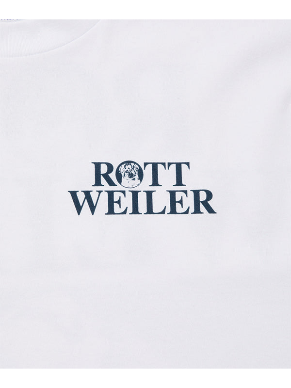 ROTTWEILER ロットワイラー DOGRACE TEE - WHITE -
