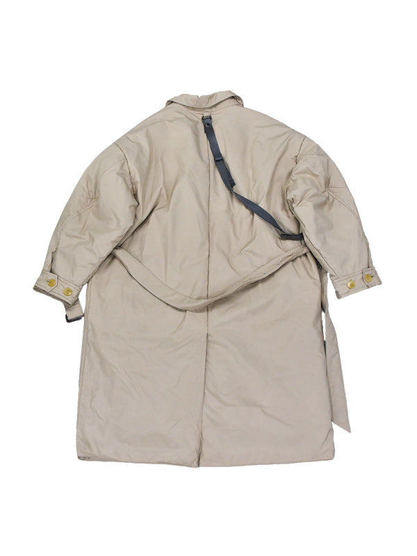 【MORE WINTER SALE】THE JEAN PIERRE ジャン・ピエール Puffer Long Coat - TAN -