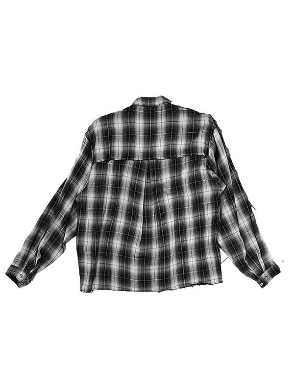 THE JEAN PIERRE ジャン・ピエール Double Gauze Kurt Shirt - BLACK -