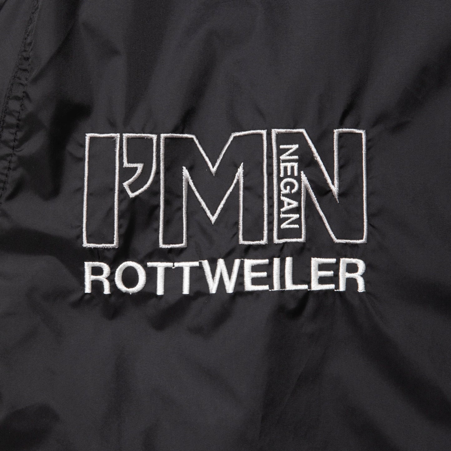 【BLACK FRIDAY SALE】ROTTWEILER ロットワイラー WALKING DOG COACH JACKET - BLACK -